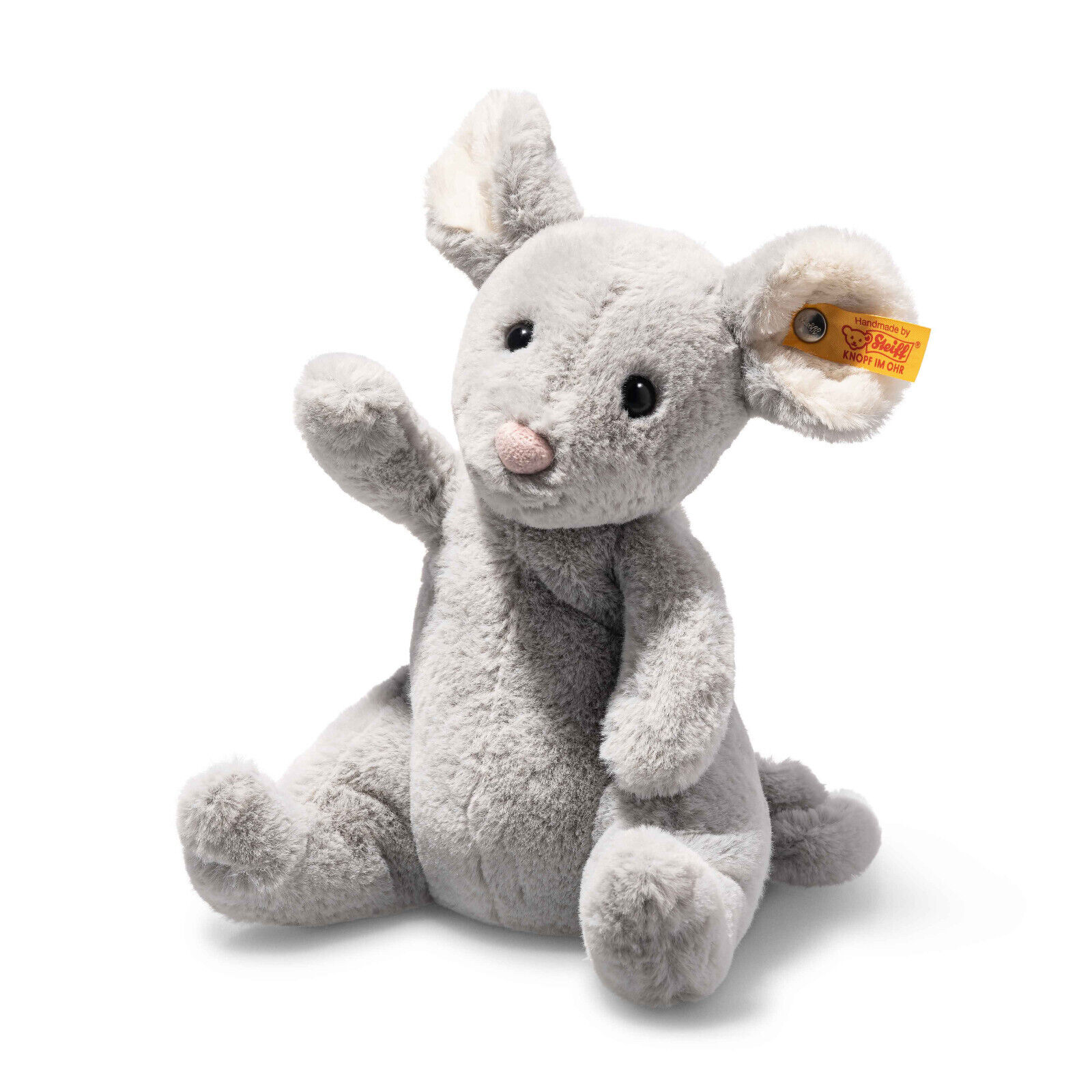 STEIFF Cheesy Maus 19 cm blaugrau 056246  'Soft Cuddly Friends' - für Kinder  - NEU!