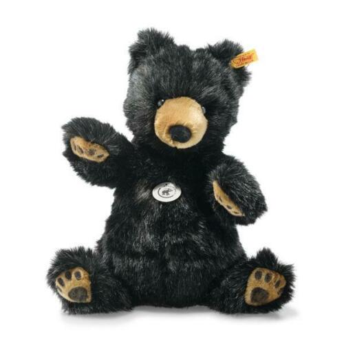 Steiff Grizzly Bear Josey 27 cm schwarz 113291 - für Kinder und Sammler ab 18 Monate