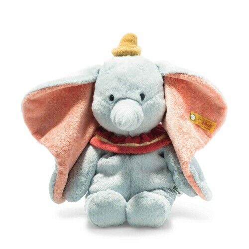 STEIFF Dumbo 30 cm hellblau 024559 - 'Soft Cuddly Friends' - NEUHEIT - für Kinder und Sammler