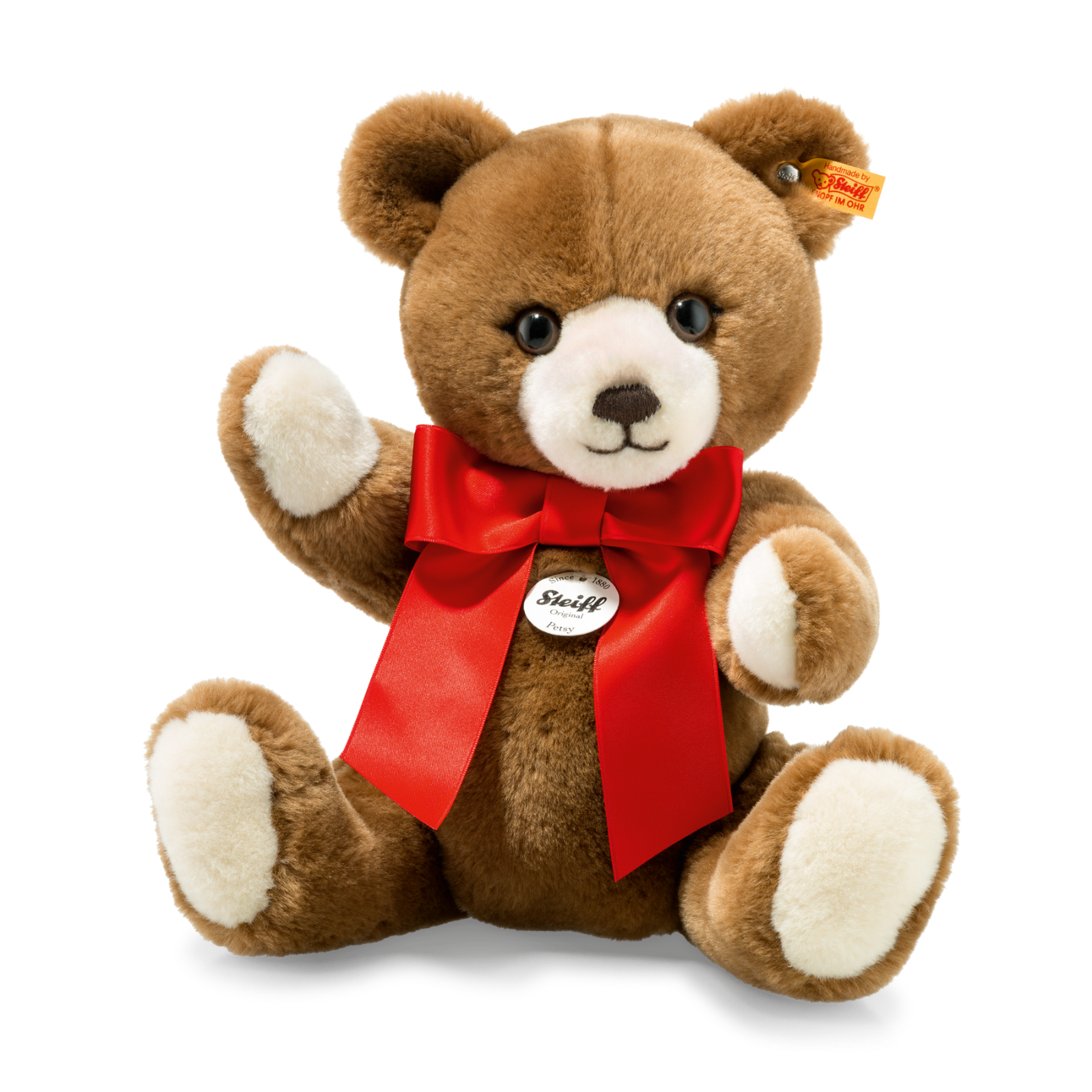STEIFF Teddybär Petsy 28 cm caramel 012402  - für Kinder ab Geburt
